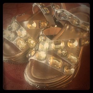 Cape Robbin! Be~DAZZLED sandals!